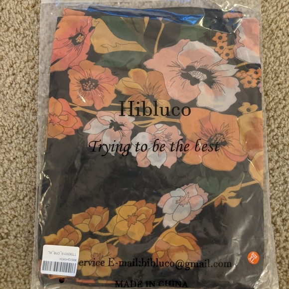 NWT Hibluco Women's Printed Kimono Cover Up Cardigan Sheer Swimsuit Cover Up XL - Picture 7 of 7